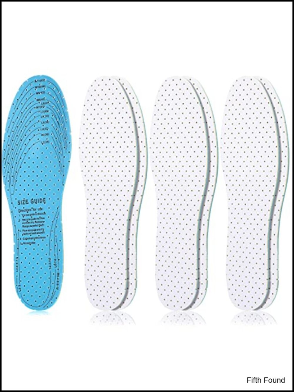 Double Layer Latex Foam Insoles Breathable Shoe Inserts Cushioning Pain Relief